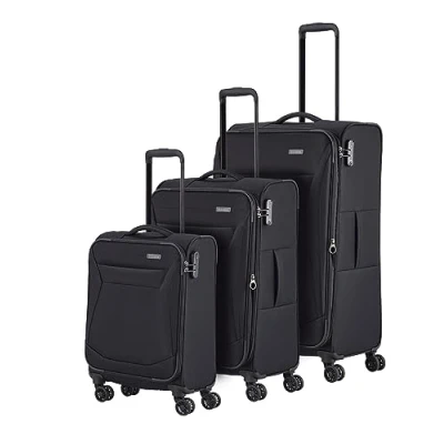 Image de Travelite Set Chios 4W Trolley L / M S de valises, Taille: One Size, Black