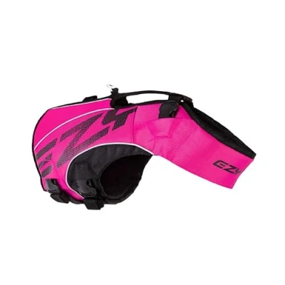 Image de EzyDog DFD X2 Gilet de Sauvetage pour Chien Idéal la Natation et Sécurité Votre dans l&#039;eau Vêtements Animaux Compagnie (3XS, Rose)