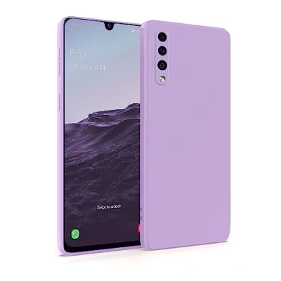 Image de MyGadget Coque pour Samsung Galaxy A50 Case TPU Souple &amp; Soft Cover Protection Extra Fine Légère Étui Coloré Anti Choc et Rayures Violette
