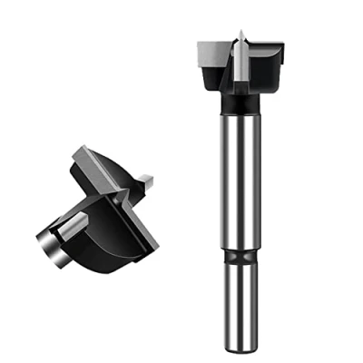 Image de ASNOMY Mèche à forer en carbure de tungstène 1,6 cm, foret pointe pour bois dur, scie cloche le travail du bois, kit d&#039;outils charnière, plastique, contreplaqué