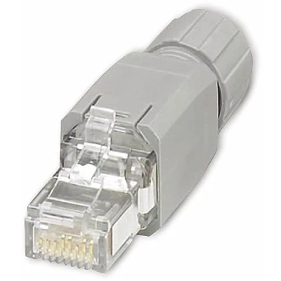 Image de Phoenix VS 08 RJ45 5 Q/IP20 RJ 45 Blanc connecteur (RJ 45, Blanc, Polyamide, Cat5, Nickel/Doré, IP20)
