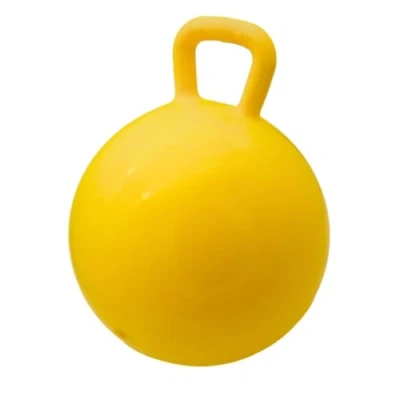 Image de PFIFF 103033 Balle de jeu gonflable pour chevaux, sans pompe à air, jaune, 30 cm
