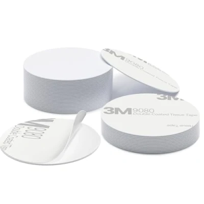 Image de Lot de 10 étiquettes NFC NTAG215 Carte vierges Blanches Cartes 215 Rondes avec dos adhésif Compatible les commandes courtes TagMo iOS Homekit et téléphone portable