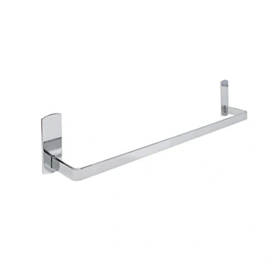Image de Armobany Porte Serviettes adhésif en Aluminium chromé 25 x 7 6,5 cm