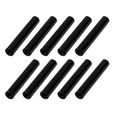 Image de sourcing map 10Pcs M3 x 30mm Rond Aluminium Colonne Alliage Entretoise Espace Goujon Fixation pour Quadcopter Noir
