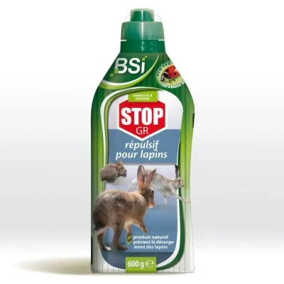 Image de BSI Stop Lapin Répulsif Lapins Granulés à épandre Produit Naturel Base Végétale Prévient la Gêne des Prêt l&#039;emploi 600 g