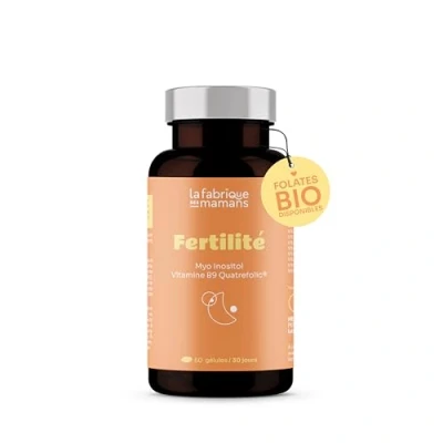 Image de Fertilité, Conception et Grossesse Complément alimentaire, Vitamine B9 (acide folique), Myo Inositol, Iode La fabrique des mamans, 30 jours, Vegan, Fabriqué en France