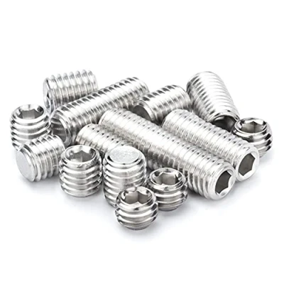 Image de ANSIEDIO Vis Sans Tête Hexagonale M6 Allen Pointeau en Acier Inoxydable M6x4mm,20 pcs