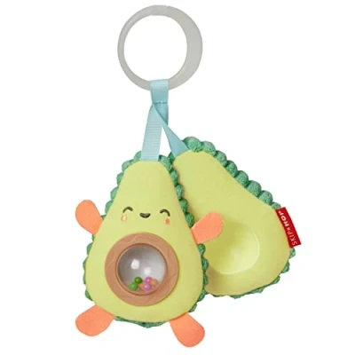 Image de Skip Hop Hochet Bébé Avocat Poussette Sensoriel Coloré Éveillez les Sens de en Toute Sécurité Attache pour Jouet Fille Garçon Éveil Farmstand Avocado Stroller Toy