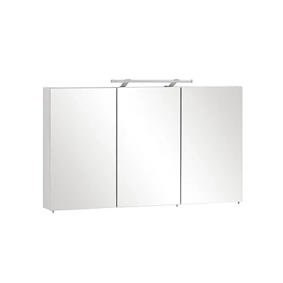 Image de Schildmeyer 132253 Armoire De Toilette avec Miroir, Panneau Particules Revêtu Mélamine, Blanc, 120 x 16 75 cm