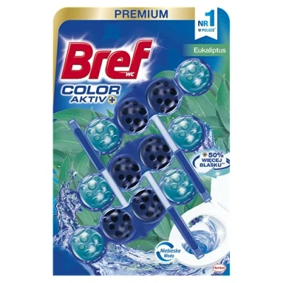 Image de Bref Couleur Aktiv Eucalyptus Pendentif WC 3x50g