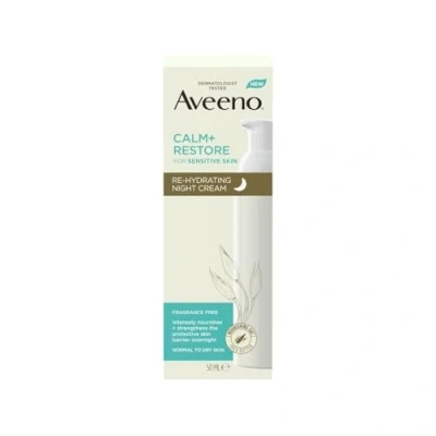 Image de Aveeno Face Calm + Restore Crème de nuit réhydratante 50 ml