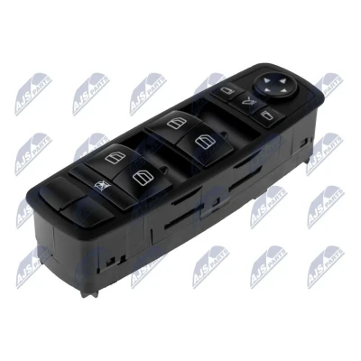 Image de NTY EWS ME 027 Interrupteur, lève vitre avant gauche MERCEDES BENZ: Classe ML, R, GL