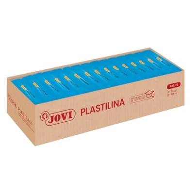 Image de Jovi pâte à Modeler, 7212, Bleu Clair, 350 grammes