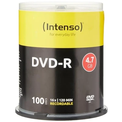 Image de DVD R 16x 4.7 Go INTENSO Spindle de 100