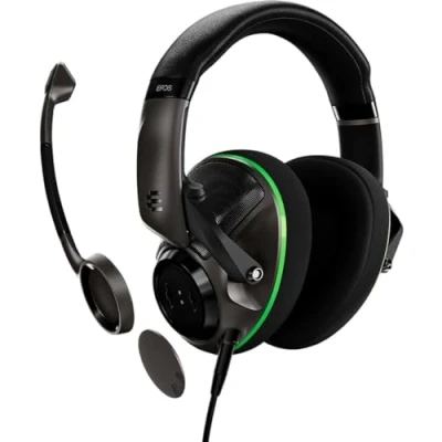 Image de EPOS H3 Xbox Edition Filaire Casque Gaming Gamer Acoustique Fermée Conçu pour Comprend des câbles PC, Mac, PS5™, PS4™ et Nintendo™ Switch