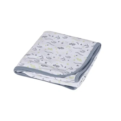 Image de Bébé Douceur, Couverture 100% Coton 75 x cm Ocean