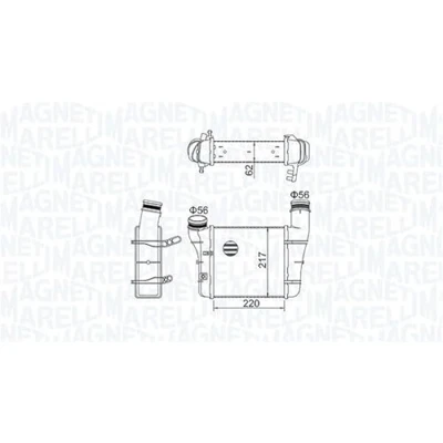 Image de MAGNETI MARELLI 351319204580 Intercooler AUDI: A4 B7 Avant, Berline, B6 Avant
