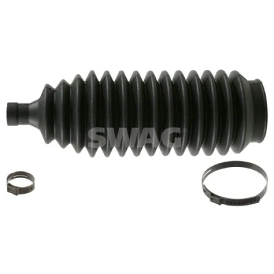 Image de SWAG 55 92 2533 Jeu de joints soufflets, direction Caoutchouc Essieu avant gauche, droit avec colliers VOLVO: S40 I, V40 Break