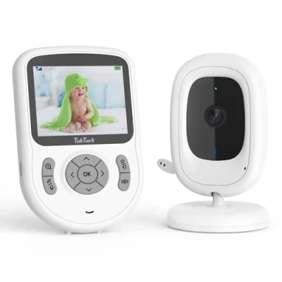Image de TakTark Babyphone avec caméra, 2,8&quot; 720P HD IPS, portée de 1000 m, batterie 20 heures, caméra sans Wi Fi, VOX, conversation bidirectionnelle, vision nocturne, zoom 3 x et surveillance la