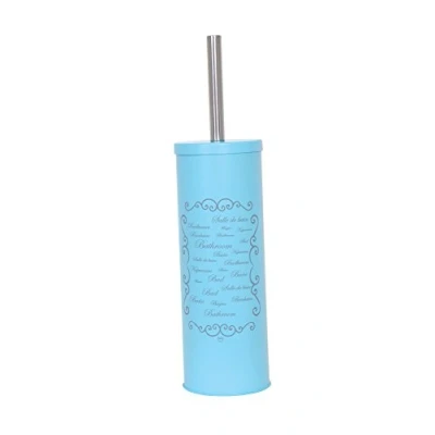 Image de MSV Brosse de WC Paris Bleu, Acier Inoxydable, 30 x 20 15 cm