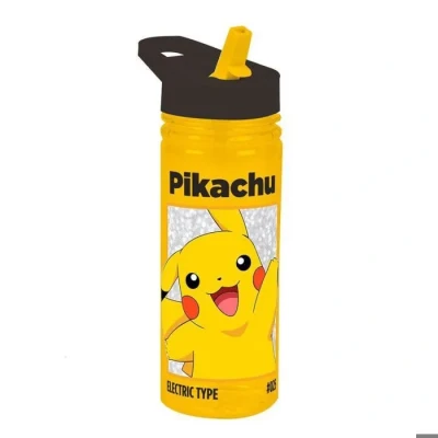 Image de Pokémon Pikachu Gourde jaune 600 ml. Avec bec verseur Ideal pour les vacances