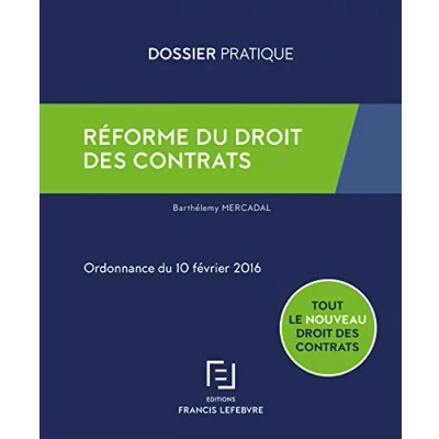 Image de Réforme du droit des contrats Livre d’occasion Bon