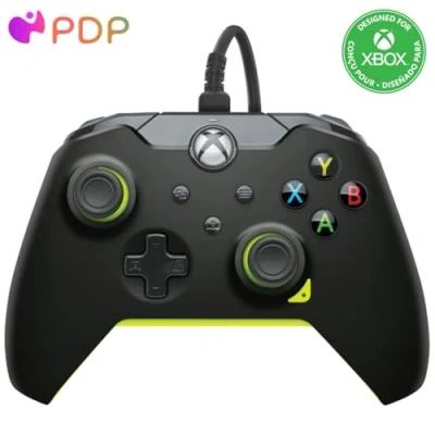 Image de PDP Manette filaire: Noir électriquePour Xbox Series XS, One et Windows 10/11 Neuf