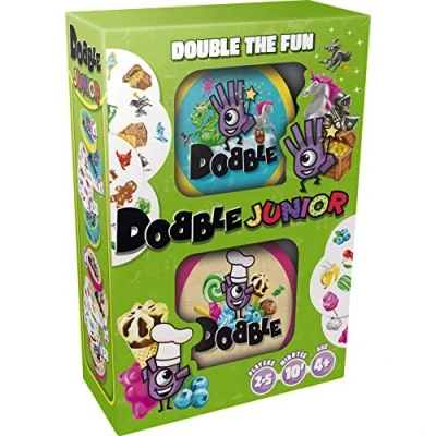 Image de Asmodee, Dobble Junior, Card Game, Ages 4+, 2 8 Players, 15 Minutes Playing Time