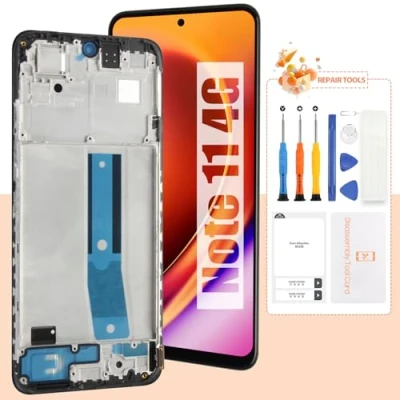 Image de Écran LCD pour Xiaomi Redmi Note 11, Tactile de Remplacement Assemblée avec Réparation Kit(6.43&quot;,Noir,Pas Version 5G,Pas 11S)