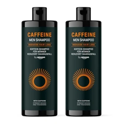 Image de by Amazon Shampooing à la caféine pour homme, 2 x 400 ml