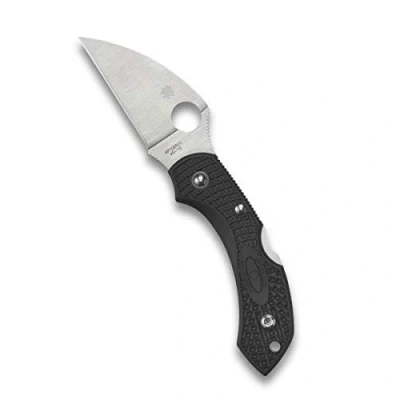 Image de Spyderco C28FPWCBK2 Couteau Dragonfly 2, Noir, Manche 8 cm