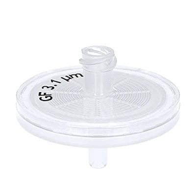 Image de GVS Filter Technology, Filtre Seringue, ABLUO, 25mm, Membrane Fibre de Verre, 3.10µm, Chambre PP, 10/pc