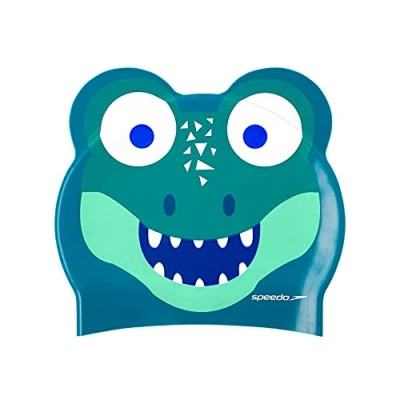 Image de Speedo Printed Character Cap Swimming Mixte Enfant, Vert, Taille Unique