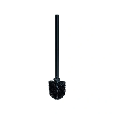 Image de Fackelmann 86729 Brosse WC, Accessoire Salle de Bain, Toilette, Nettoyage, balayette WC Rechange, Zinc, Noir, 37,5 x 7,5 cm