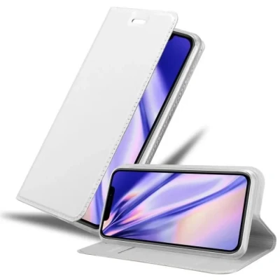 Image de Coque pour Apple iPhone 11 PRO en CLASSY ARGENT Housse de protection Étui avec fermeture magnétique, fonction support et compartiment carte Neuf