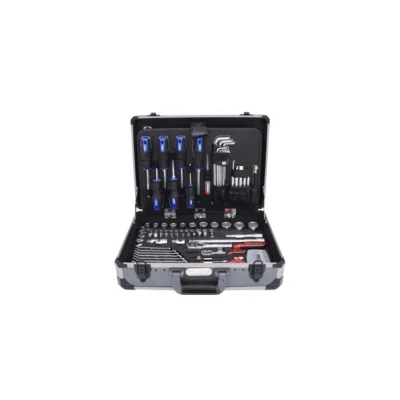 Image de KS TOOLS 1/4&quot; + 1/2&quot; Juego de herramientas universales, 149 pzs. Gris/Noir/Bleu/Rouge.