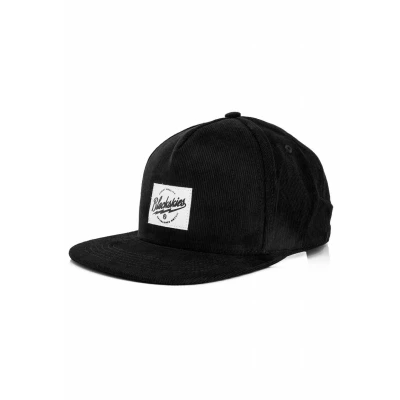 Image de Blackskies® Ebony Snapback Cap Femmes Hommes Baseball Casquette Surfer Skater Basecap Noir Cordon