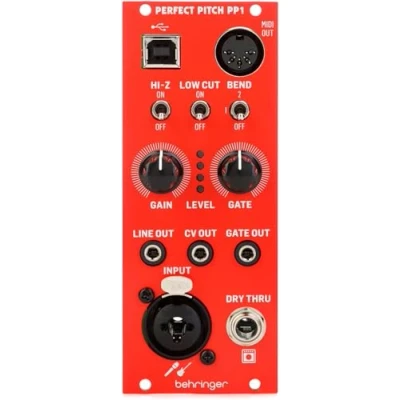 Image de Behringer PERFECT PITCH PP1 Module convertisseur guitare et audio vers MIDI, USB CV pour Eurorack
