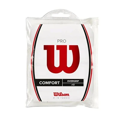 Image de WILSON Mixte Wrz4016wh Set de 12 Sur grip, Blanc, Taille unique EU