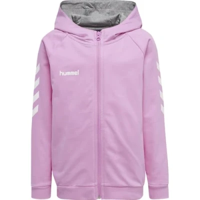 Image de Hummel Sweat zippé pour enfants, Taille: 176, Orchid
