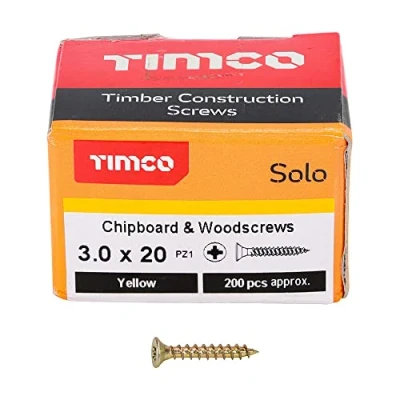 Image de Timco SDF456_P Vis à bois plaqué zinc, 30020SOLOC