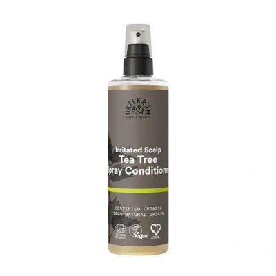 Image de Urtekram Tea Tree Après shampooing en Spray Laisser Agir Formule Naturelle et Rafraîchissante pour les Cheveux &amp; le Cuir Chevelu Hydrate, Démêle Apaise Chevelu, 250 ml