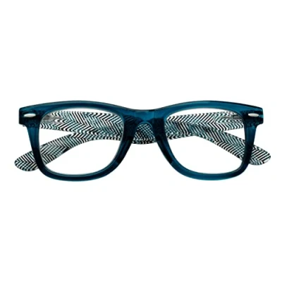 Image de Zippo Lunettes de lecture de, faite avec un cadre lignes douces, idéale pour les hommes et femmes, dioptrie +1,00, couleur bleue, tiges justes