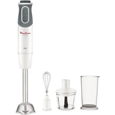 Image de Moulinex DD642110 blender 0,8 L Mélangeur par immersion 800 W Gris, Blanc