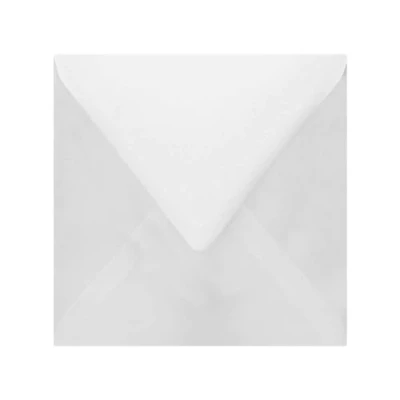 Image de Netuno 50 enveloppes carrées blanches 155 x mm 100g rabat pointu élégantes commerciales pour lettres d&#039;affaires baptême première communion mariage invitations anniversaires