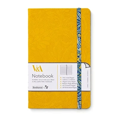 Image de IF V&amp;A Bookaroo Journal A5 Motif tulipes et saules