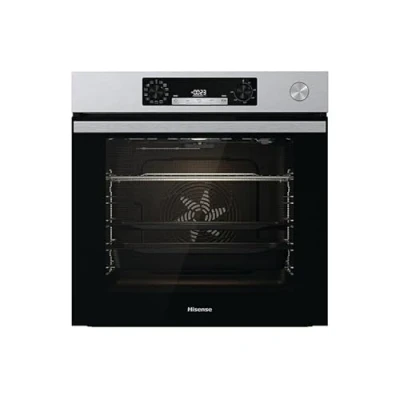 Image de Hisense O66226AXS, Four multifonction thermoventilé avec générateur de vapeur, Cavité XXL 77L, nettoyage l&#039;eau, 13 fonctions cuisson, cuisson combinée à fonction pizza 300 C