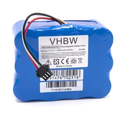 Image de vhbw Batterie Remplacement pour YX Ni MH 022144 Robot électroménager Bleu (3000mAh, 14,4V, NiMH)