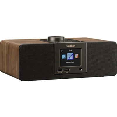 Image de Sangean WFR 32 radio de table internet Bluetooth AUX USB avec télécommande noir bois